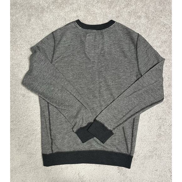 Abercrombie & Fitch Sweatshirt Mens M Medium Gray Pullover Sweater Muscle Y2k - Picture 4 of 9